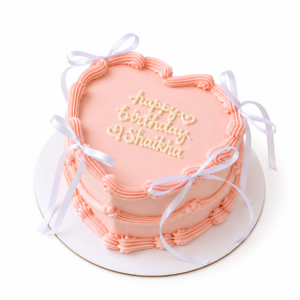 Peach Heart Cake