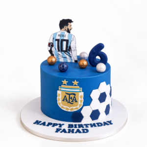 Messi Themed Cake