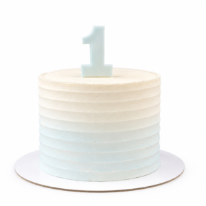 Minimal First Birthday Cake